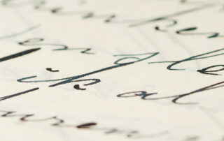 Lletra lligada i Cal·ligrafia