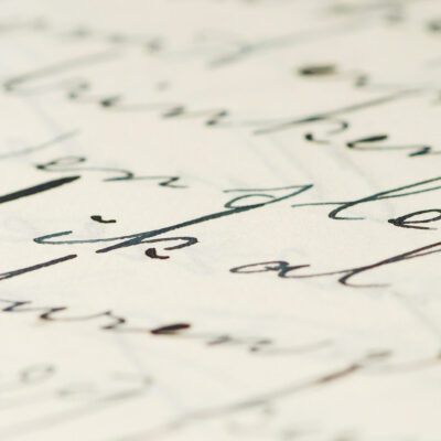 Lletra lligada i Cal·ligrafia