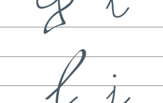 Torsions de les lletres dels infants