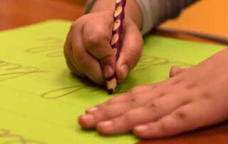 La pressió del traç a l'escriure